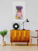 Colorful Pug Splash Art Wall Art -Fab Funky Designs