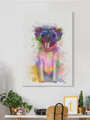 Colorful Pug Splash Art Wall Art -Fab Funky Designs