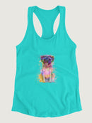Colorful Pug Splash Art T-shirt -Fab Funky Designs