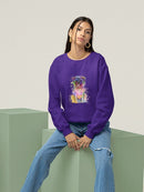 Colorful Pug Splash Art Sweatshirt -Fab Funky Designs