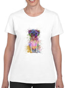 Colorful Pug Splash Art T-shirt -Fab Funky Designs