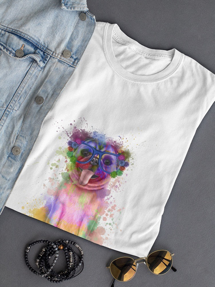 Colorful Pug Splash Art T-shirt -Fab Funky Designs