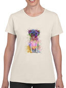 Colorful Pug Splash Art T-shirt -Fab Funky Designs