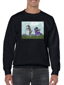Schnauzer Scooter Sweatshirt -Fab Funky Designs