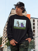Schnauzer Scooter Sweatshirt -Fab Funky Designs