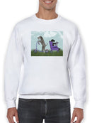 Schnauzer Scooter Sweatshirt -Fab Funky Designs