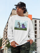 Schnauzer Scooter Sweatshirt -Fab Funky Designs