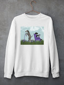 Schnauzer Scooter Sweatshirt -Fab Funky Designs