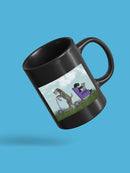 Schnauzer Scooter Mug -Fab Funky Designs
