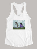 Schnauzer Scooter T-shirt -Fab Funky Designs