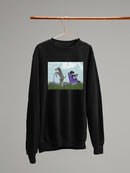Schnauzer Scooter Sweatshirt -Fab Funky Designs