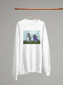 Schnauzer Scooter Sweatshirt -Fab Funky Designs