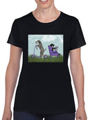 Schnauzer Scooter T-shirt -Fab Funky Designs