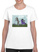 Schnauzer Scooter T-shirt -Fab Funky Designs