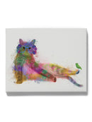 Cat Rainbow Splash 10 Wall Art -Fab Funky Designs