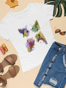 Rainbow Splash Ostriches T-shirt -Fab Funky Designs