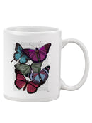 Butterflies On Paper Iii Mug -Fab Funky Designs