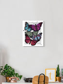 Butterflies On Paper Iii Wall Art -Fab Funky Designs