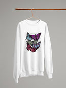 Butterflies On Paper Iii Sweatshirt -Fab Funky Designs