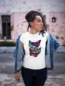 Butterflies On Paper Iii T-shirt -Fab Funky Designs