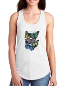 Butterflies On Paper Iv T-shirt -Fab Funky Designs