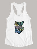 Butterflies On Paper Iv T-shirt -Fab Funky Designs