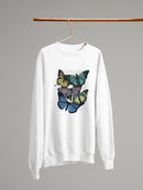 Butterflies On Paper Iv Sweatshirt -Fab Funky Designs