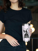 Black Rabbit Tumbler -Fab Funky Designs