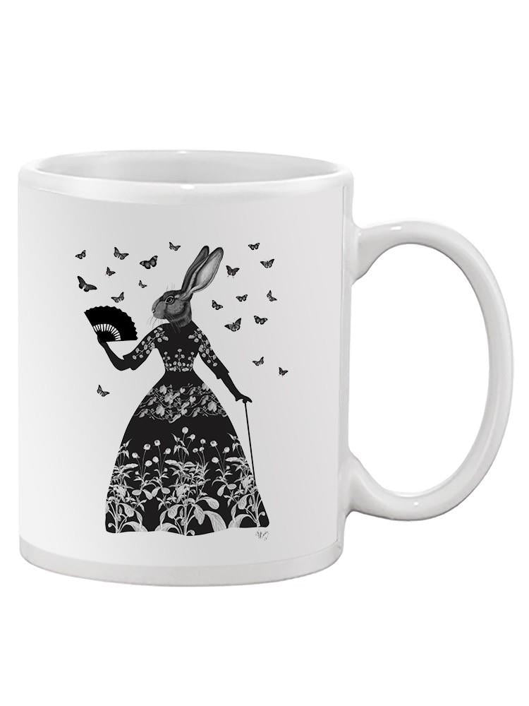 Black Rabbit Mug -Fab Funky Designs