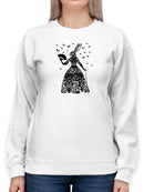 Black Rabbit Sweatshirt -Fab Funky Designs