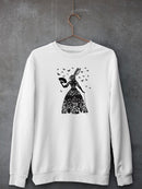 Black Rabbit Sweatshirt -Fab Funky Designs