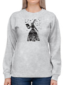Black Rabbit Sweatshirt -Fab Funky Designs