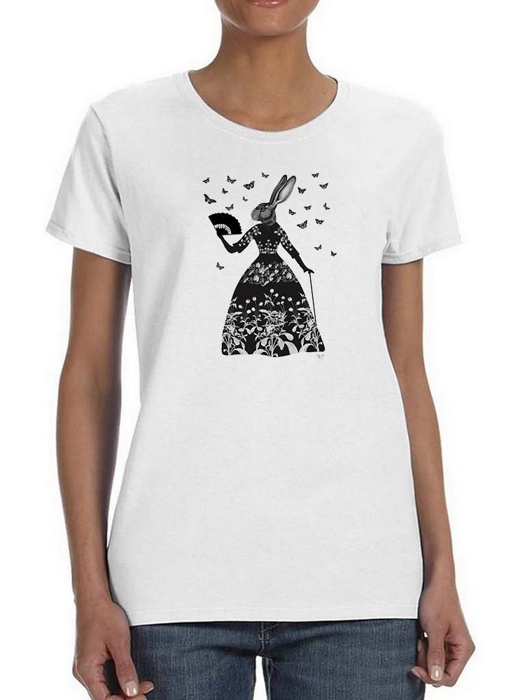 Black Rabbit. T-shirt -Fab Funky Designs
