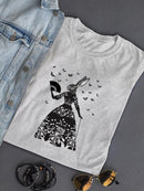 Black Rabbit. T-shirt -Fab Funky Designs