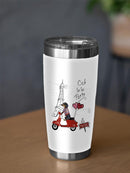 Dachshund In Paris Tumbler -Fab Funky Designs
