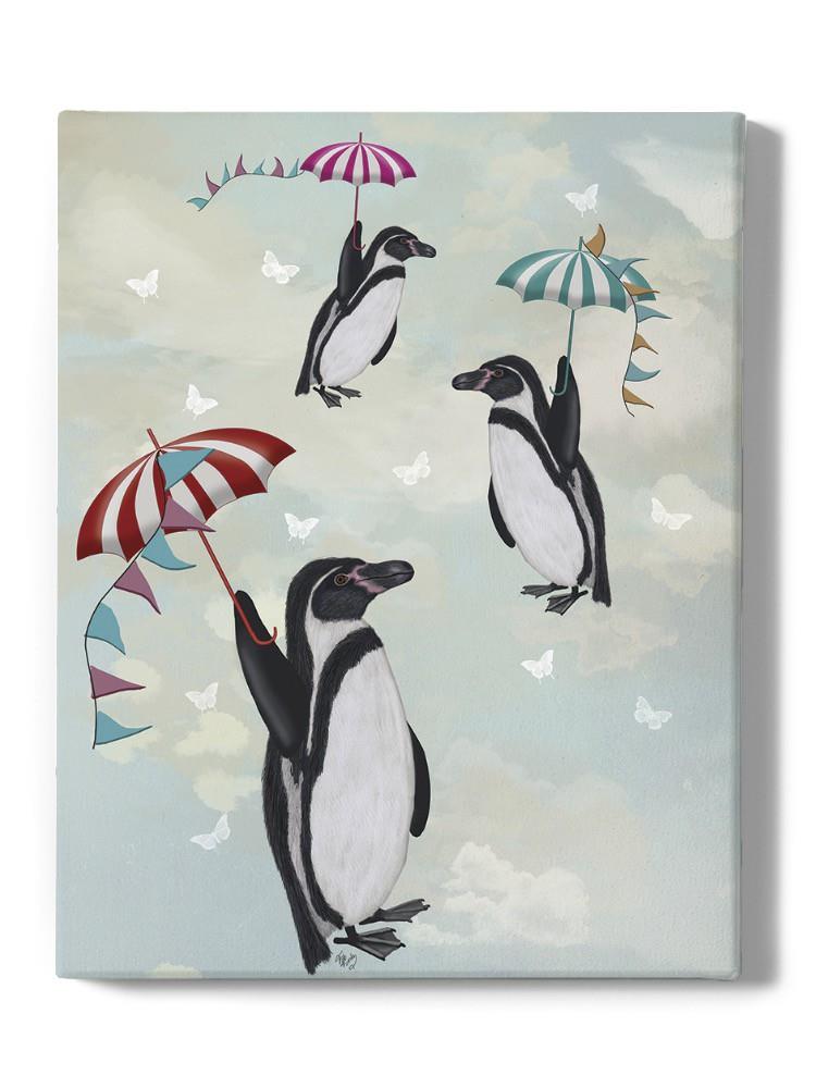 Floating Penguins Wall Art -Fab Funky Designs