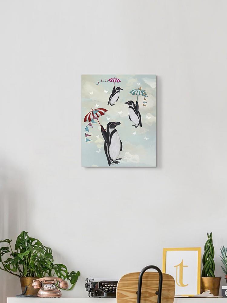Floating Penguins Wall Art -Fab Funky Designs