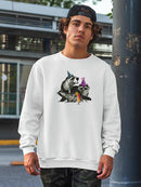 Raccoon Party Sweatshirt -Fab Funky Designs
