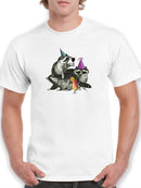Raccoon Party. T-shirt -Fab Funky Designs