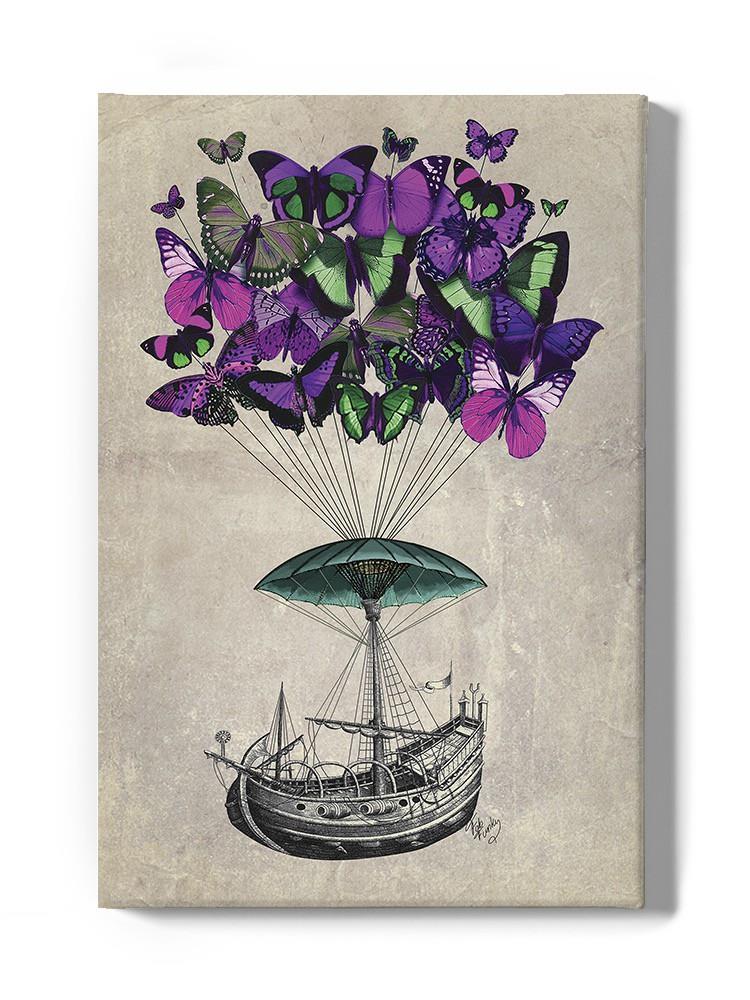 Butterfly Airship 2 Wall Art -Fab Funky Designs