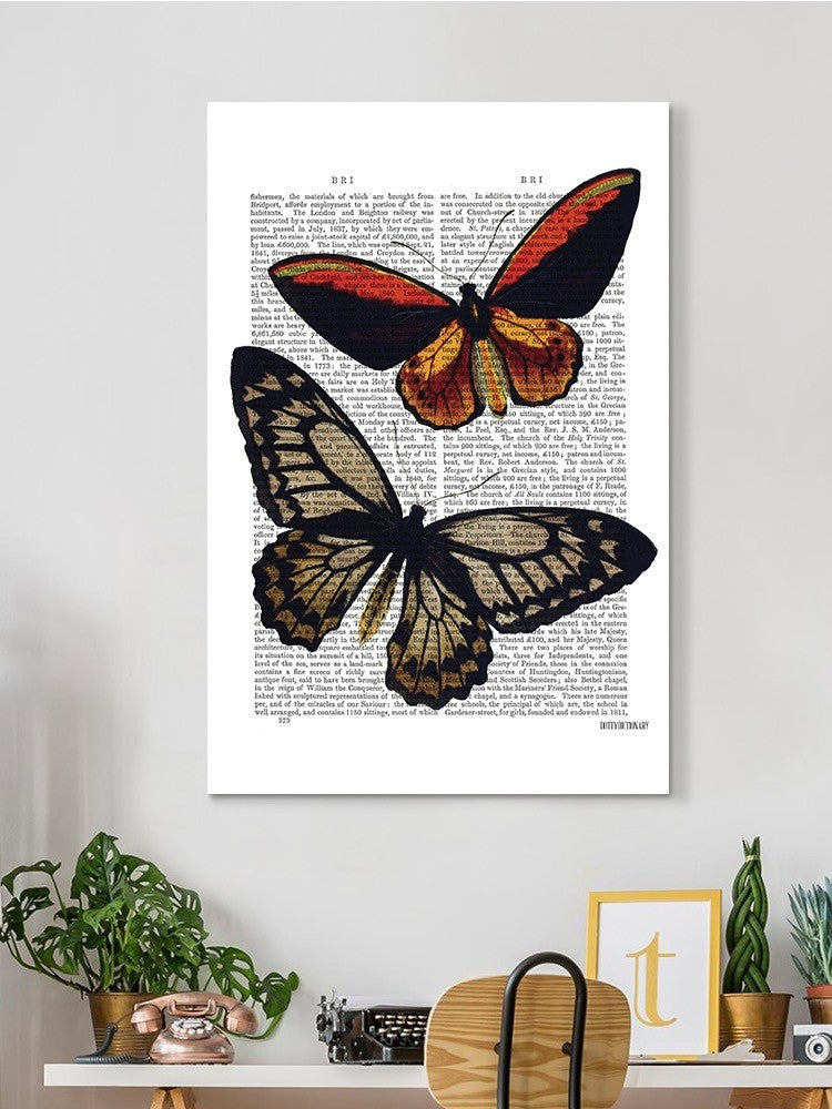 Vintage Butterflies Wall Art -Fab Funky Designs