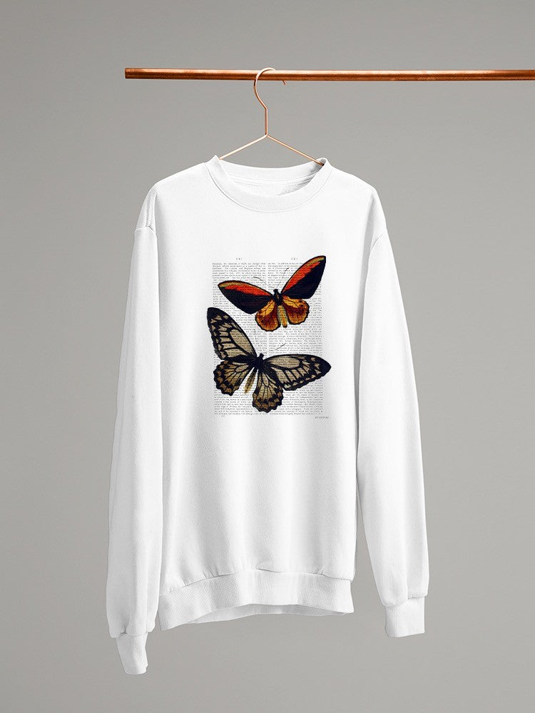 Vintage Butterflies Sweatshirt -Fab Funky Designs