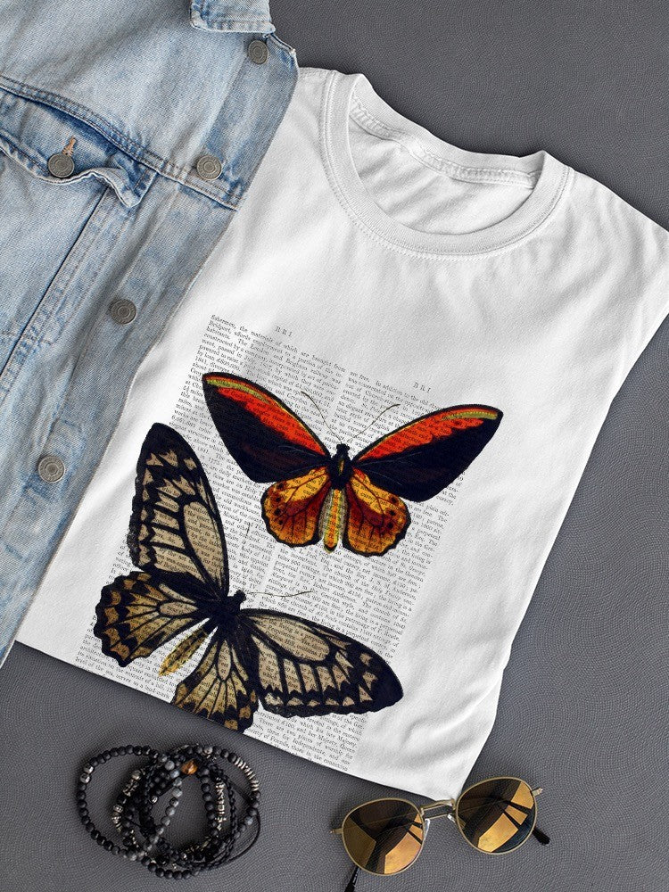 Vintage Butterflies T-shirt -Fab Funky Designs