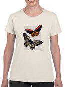 Vintage Butterflies T-shirt -Fab Funky Designs