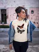 Vintage Butterflies T-shirt -Fab Funky Designs