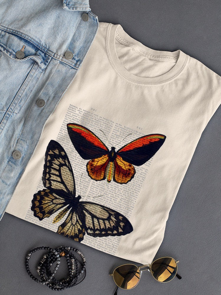 Vintage Butterflies T-shirt -Fab Funky Designs