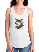 Butterflies On Paper Iii. T-shirt -Fab Funky Designs