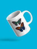 Butterflies On Paper. Mug -Fab Funky Designs