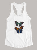Butterflies On Paper. T-shirt -Fab Funky Designs