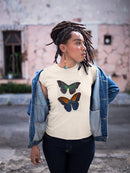 Butterflies On Paper. T-shirt -Fab Funky Designs